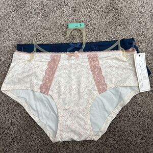 Jaclyn Smith 2 Pack Women's Size S Silky Briefs/Panties/Under Garment Intimates
